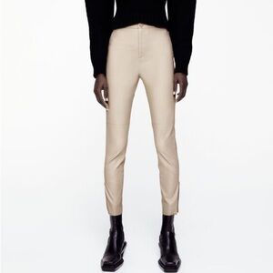 Zara Faux Leather Leggings